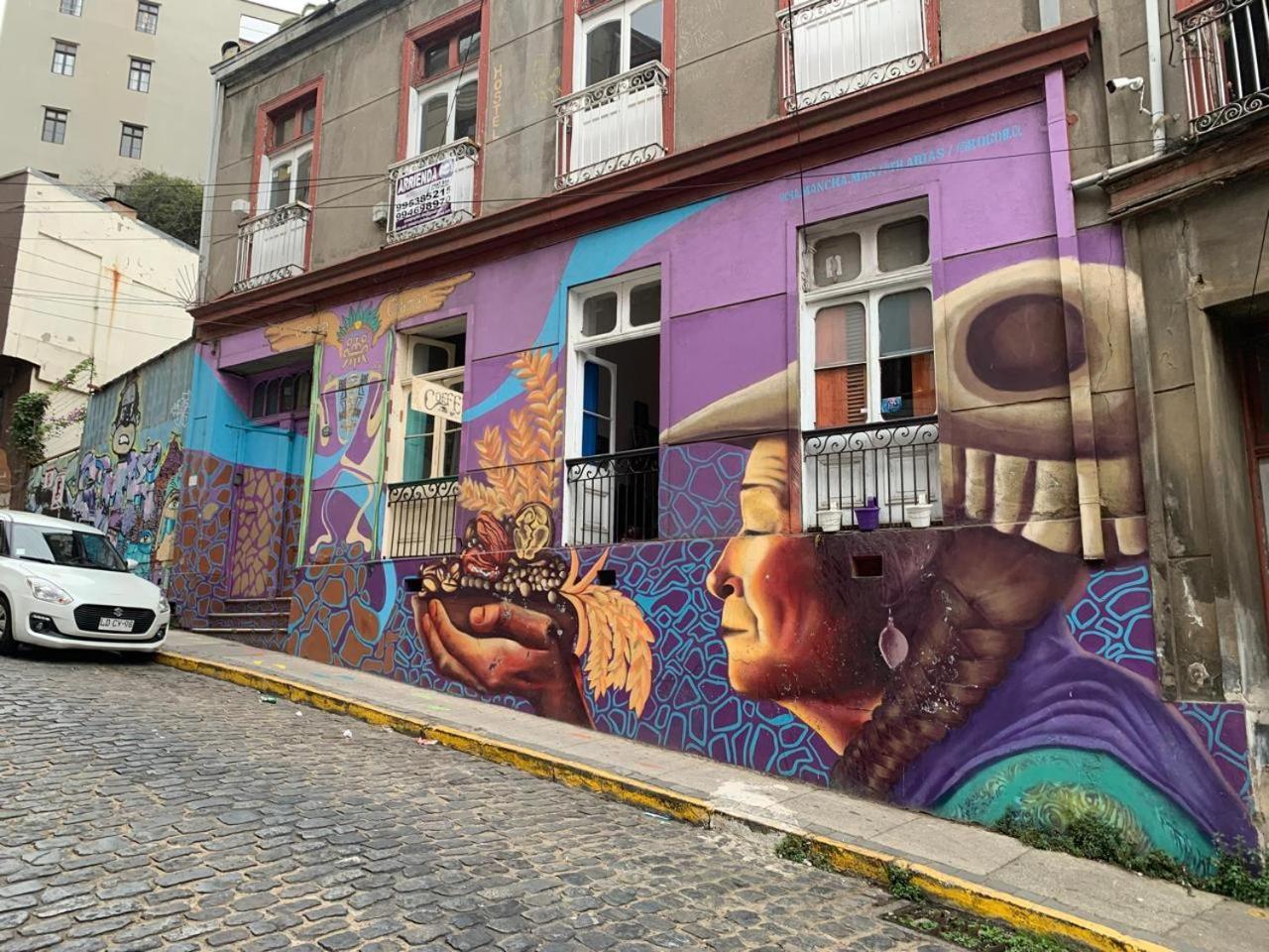 Art Hostel Casa Chaman Valparaíso Buitenkant foto