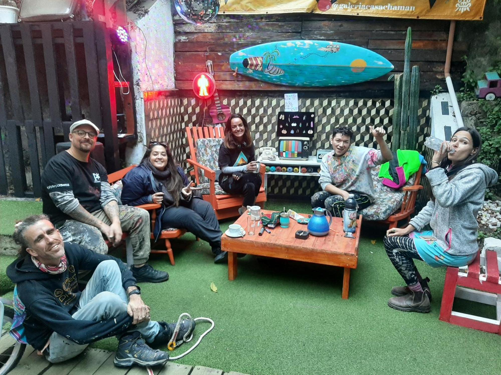 Art Hostel Casa Chaman Valparaíso Buitenkant foto